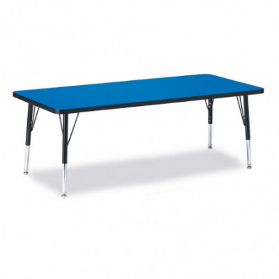 Berries Adjustable Activity Table -  Rectangle (30"x72") - Legs 11"-15" (Toddler)